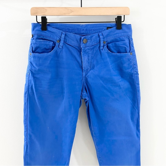 Citizens Of Humanity Thompson Medium Rise Cropped Skinny Jeans Blue Size 27 - Picture 3 of 6